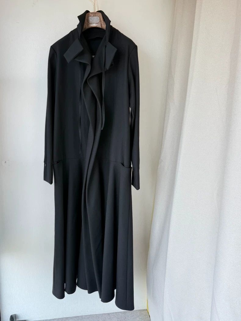 Yohji Yamamoto Yohji Yamamoto size 1 Noir irregular dimensional placket wo Size S / US 4 / IT 40 - 1 Thumbnail