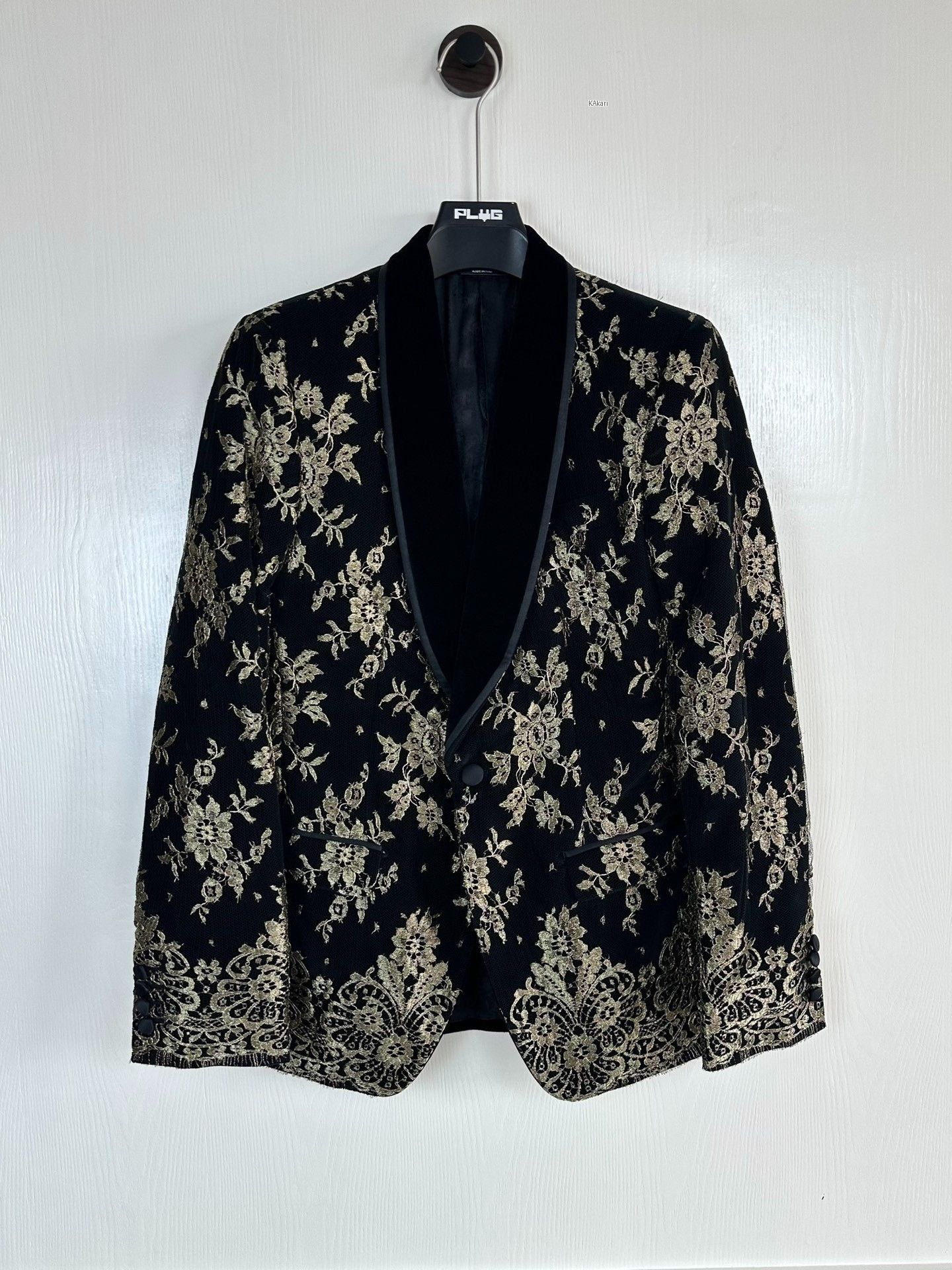 Dolce & Gabbana D&G Silk Collar Embroidered Blazer Size US S / EU 44-46 / 1 - 1 Thumbnail
