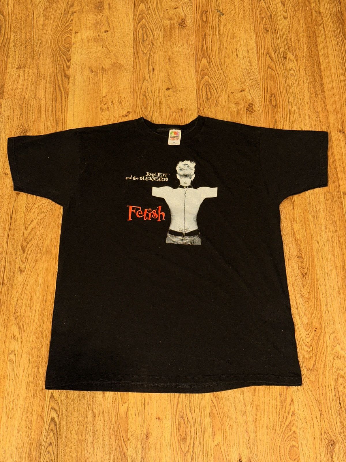 Fruit Of The Loom VTG 90s JOAN JETT & The Blackhearts Fetish Graphic Tee XL Size US XL / EU 56 / 4 - 1 Thumbnail