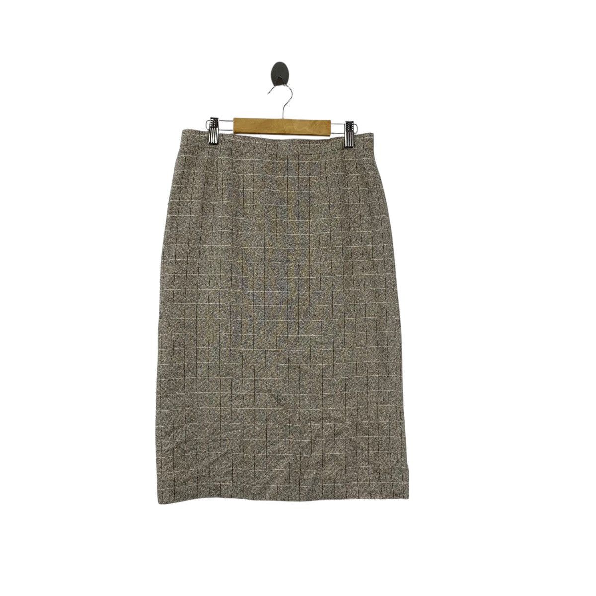 Jean-Louis Scherrer Vintage 90s JEAN LOUIS SCHERRER Boutique Nova Checks Tartan Size 30" / US 8 / IT 44 - 1 Thumbnail