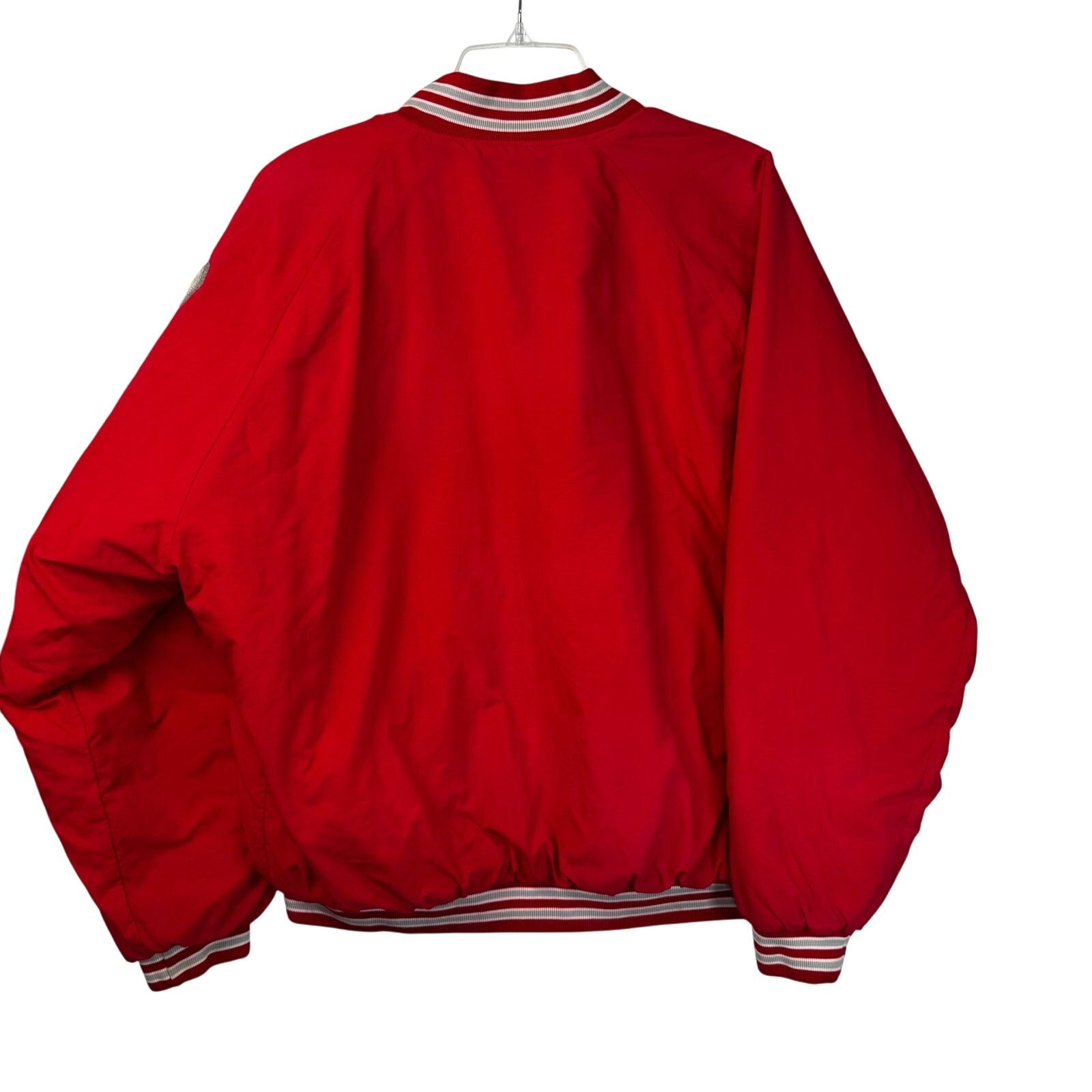 NEFF Vintage Neff Rebels Varsity Jacket XL Red Streetwear USA Size US XL / EU 56 / 4 - 5 Thumbnail