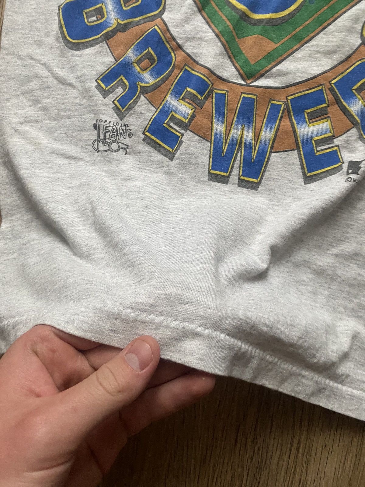 MLB × Vintage Vintage 1992 Milwakaukee Brewers official VERY RARE SHIRT Size US M / EU 48-50 / 2 - 6 Thumbnail