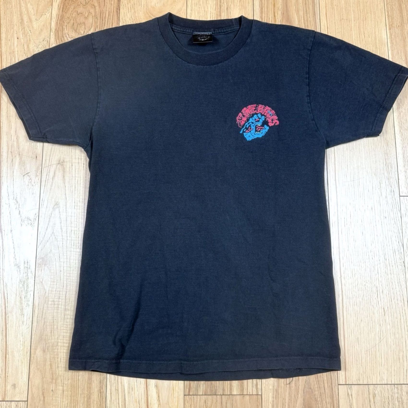 Vintage VINTAGE Santa Cruz Slime Balls Shirt Mens Small Black Speed Wheels Screaming Hand T-Shirt Mens S Black Santa Cruz Shirt 90s? Size US S / EU 44-46 / 1 - 3 Thumbnail