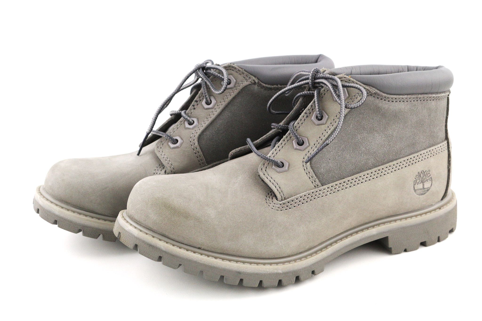 Timberland A1GYX-A3198 EU38/39 Grey Leather Ortholite Shoes 81132 Size US 7 / IT 37 - 4 Thumbnail