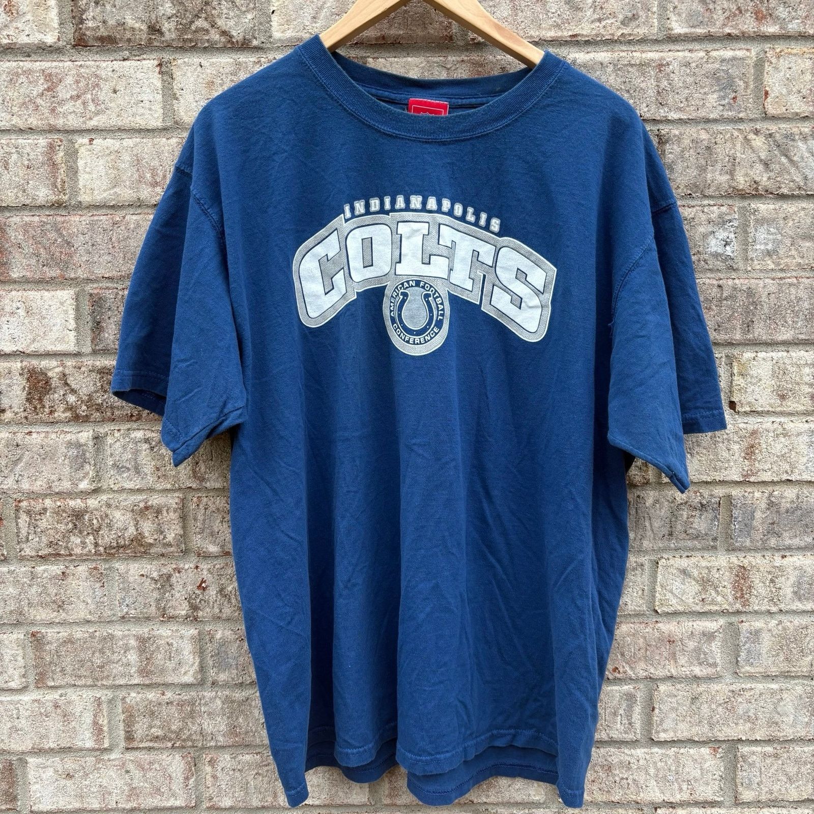 NFL Y2K Indianapolis colts t shirt Size US XL / EU 56 / 4 - 1 Thumbnail