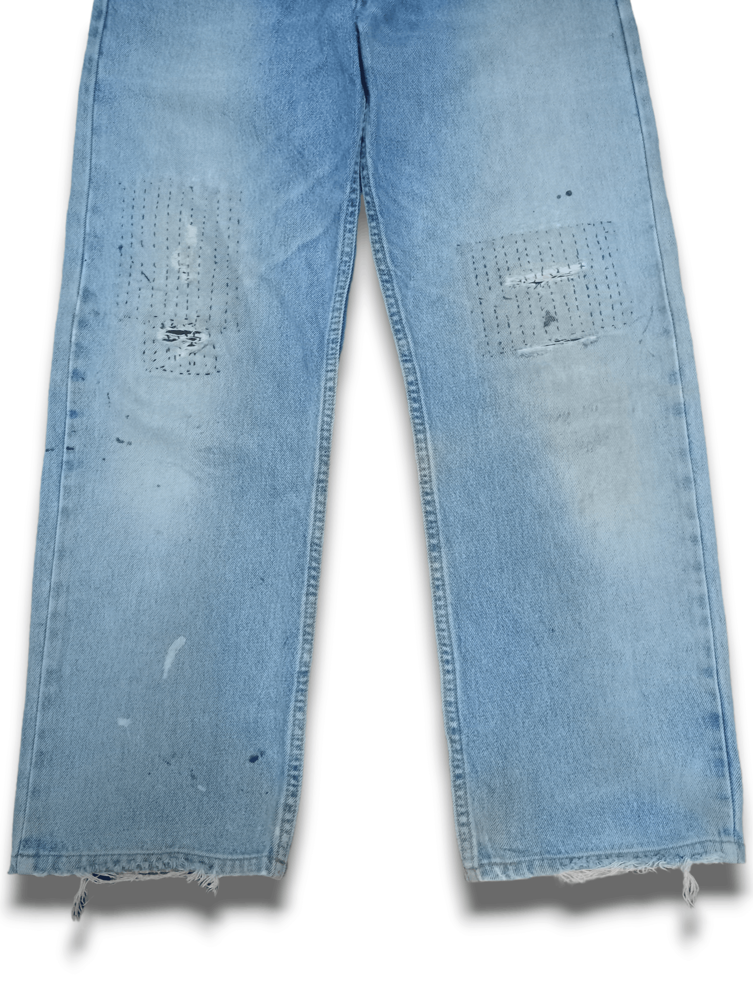 Levi's Vintage 80s Levis 607 Orange Tab Rework Loose Jeans Size US 32 / EU 48 - 7 Thumbnail