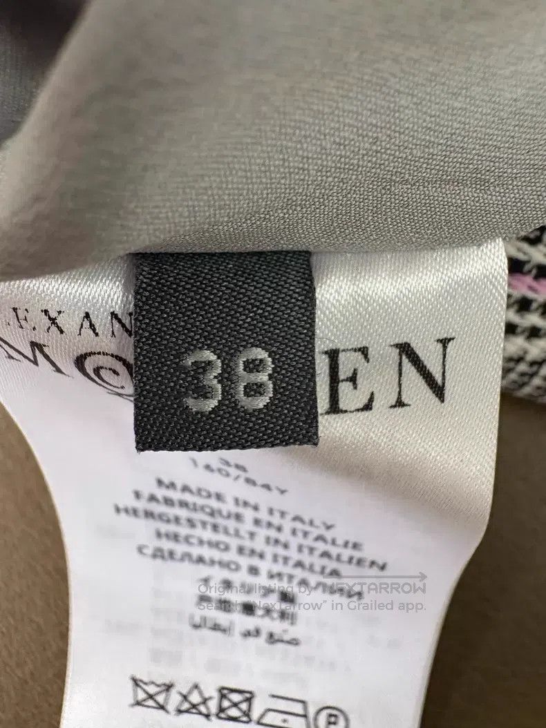 Alexander McQueen Alexander Mcqueen Gray plaid lapel double-breasted suit ve Size XS / US 0-2 / IT 36-38 - 6 Thumbnail