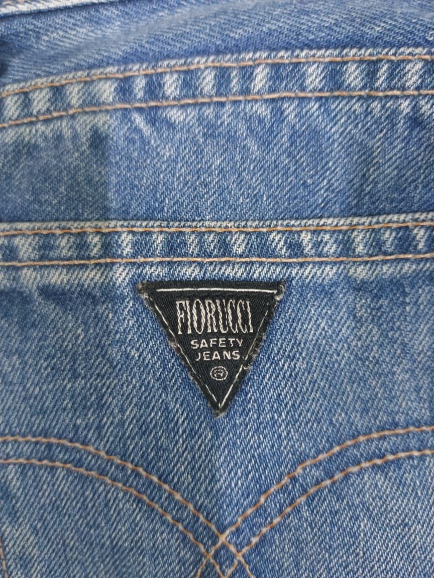Fiorucci × Japanese Brand Vintage Fiorucci Safety Jeans Italy Red Selvedge Size US 31 - 14 Thumbnail