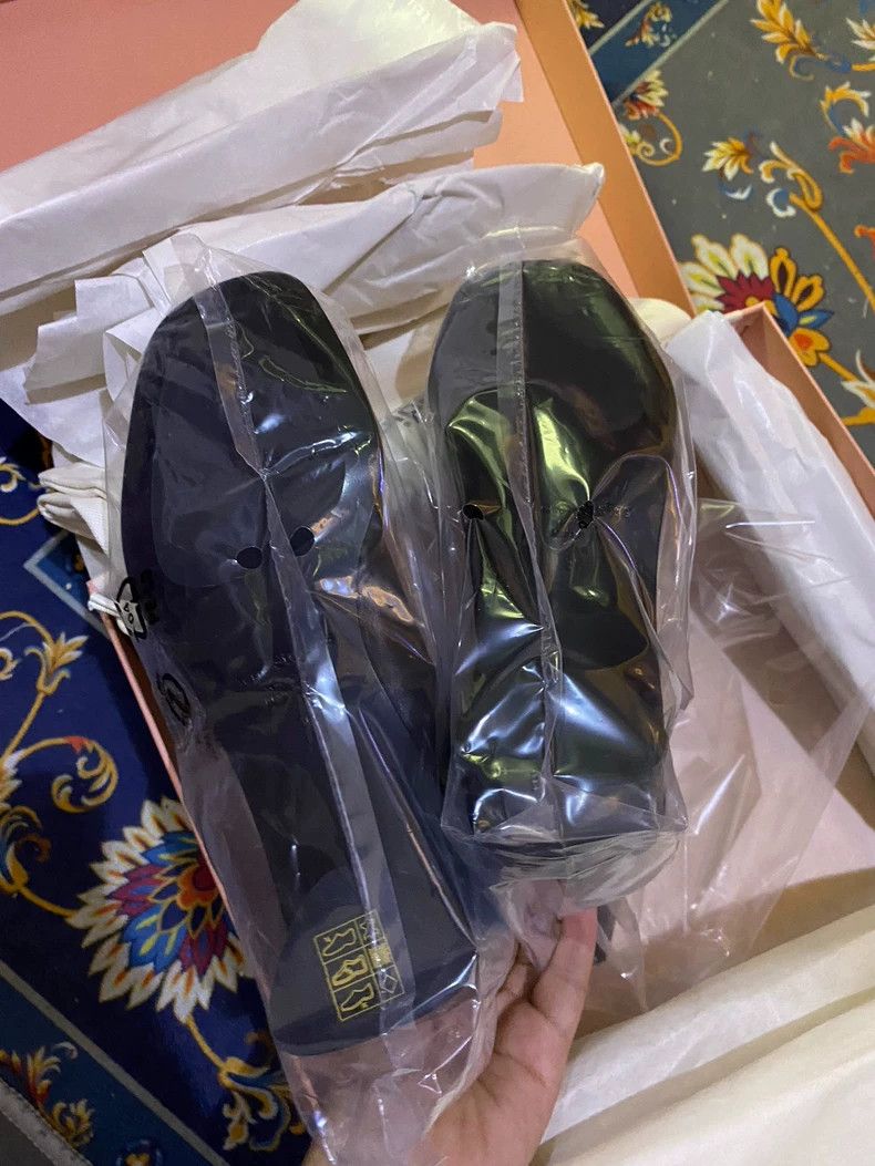 Acne Studios Acne Studios size:36 Black square-heeled sheepskin ankle b Size US 5.5 / IT 35.5 - 6 Thumbnail
