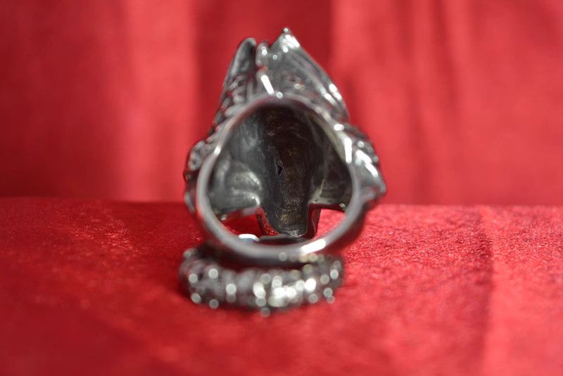 Jewelry Dragon Modern Jewelry Rings Open Chrome Ring (Size 7-13) Size ONE SIZE - 5 Thumbnail