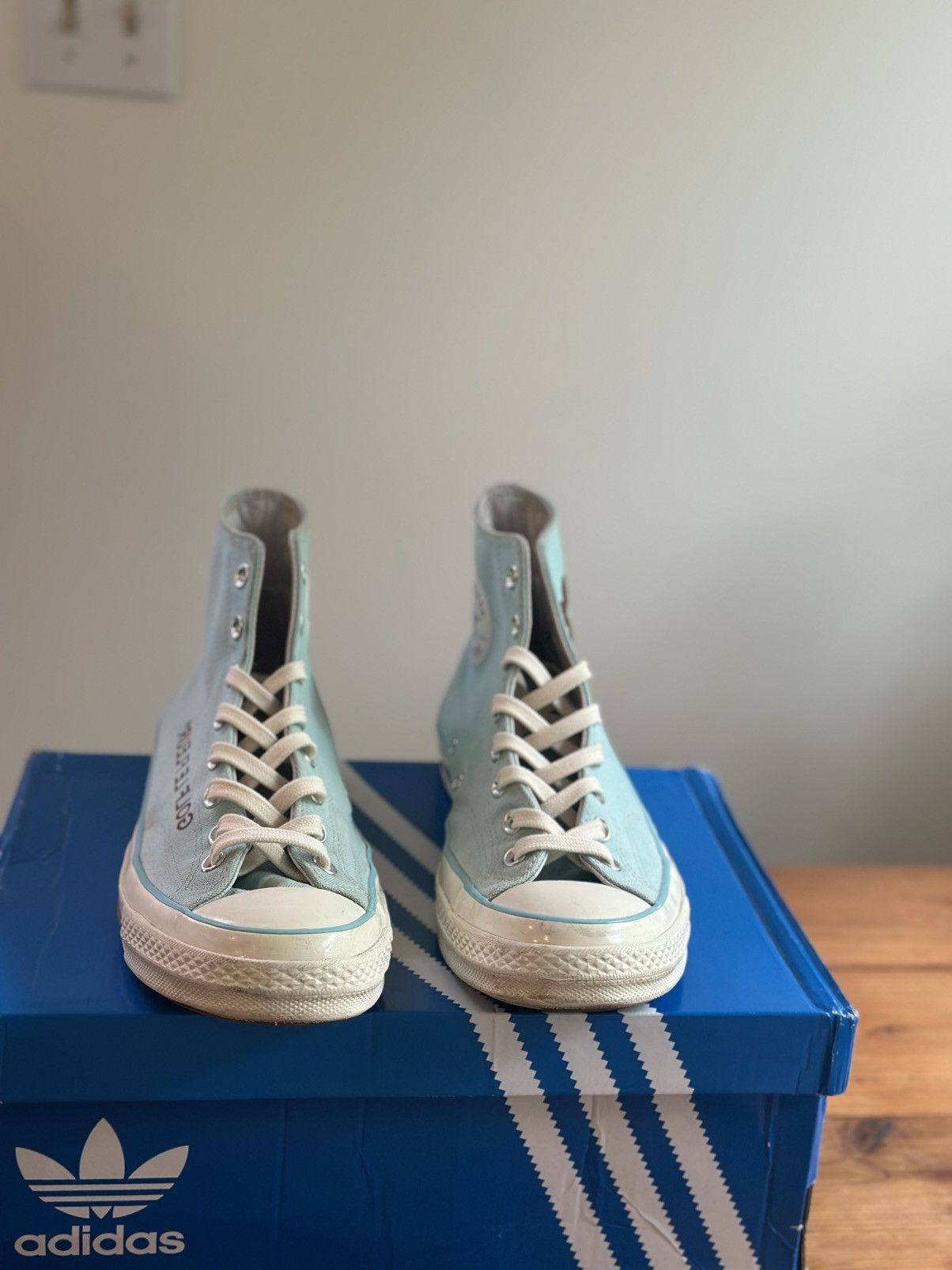 Converse Golf Le Fleur x Chuck 70 High Blue Size US 10.5 / EU 43-44 - 7 Thumbnail