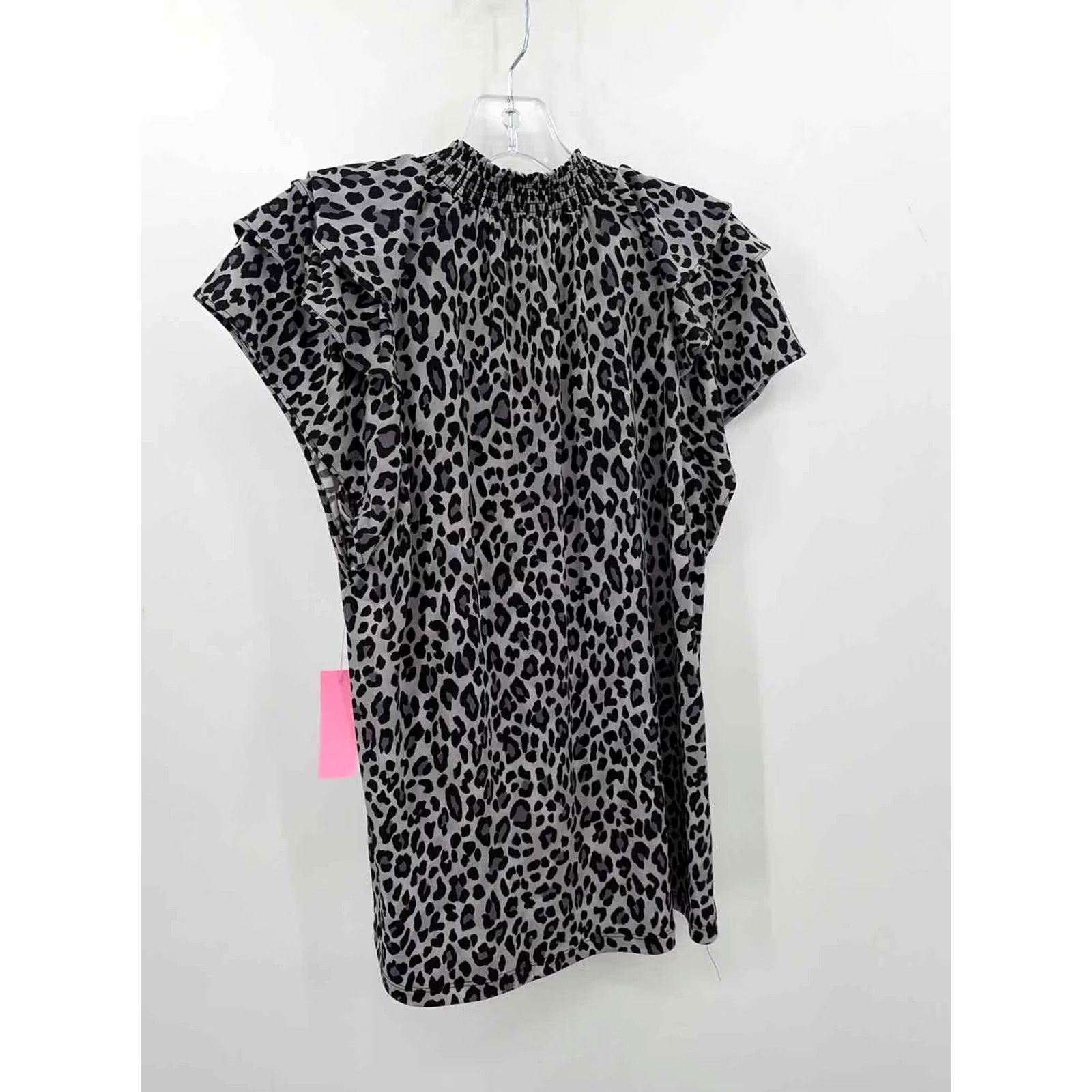 Anne Klein Anne Klein Tank Top Gray Leopard Size Medium - Pre-Owned / Regular Size M / US 6-8 / IT 42-44 - 3 Thumbnail