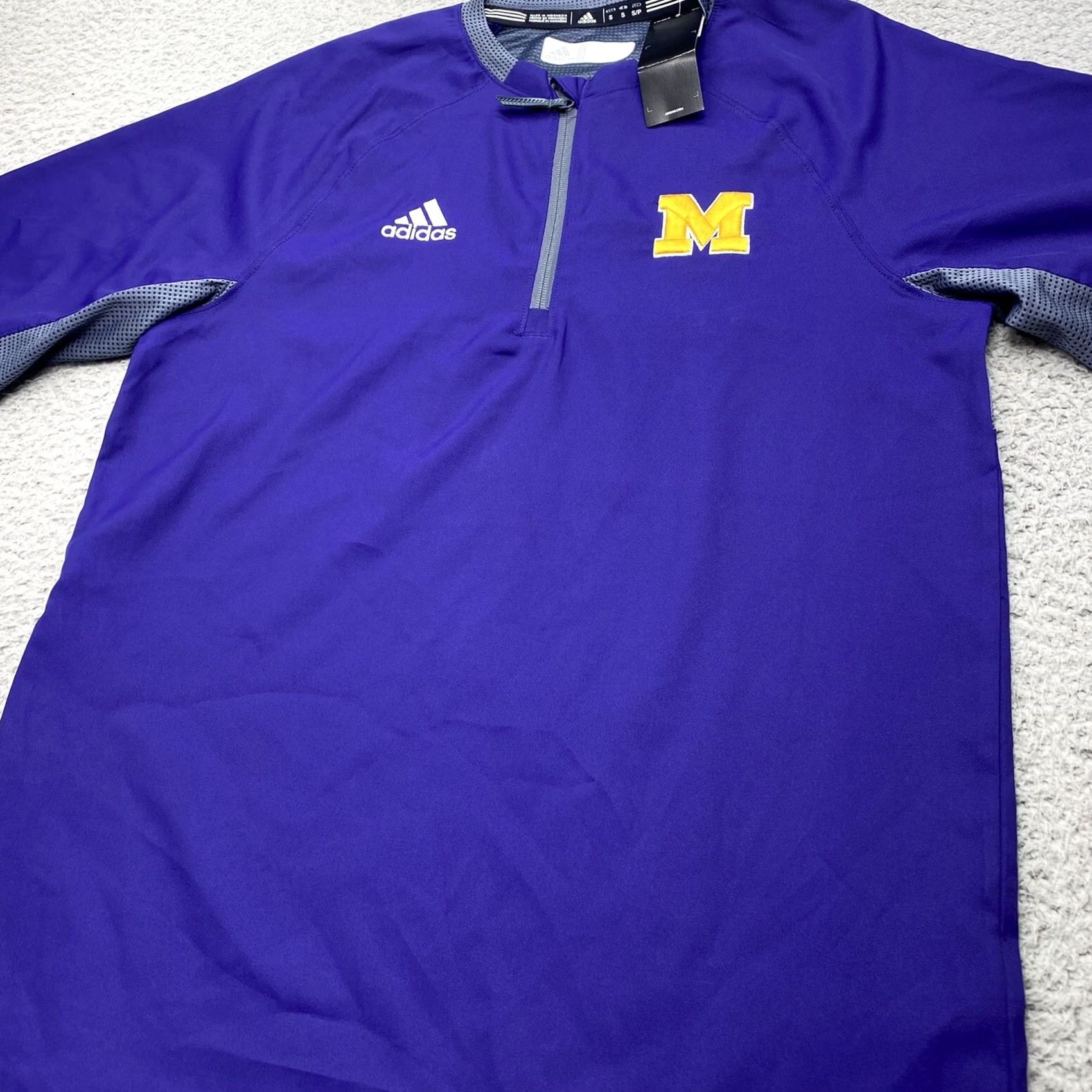 Adidas VINTAGE Adidas Shirt Mens Small Purple Windbreaker? Size US S / EU 44-46 / 1 - 2 Thumbnail