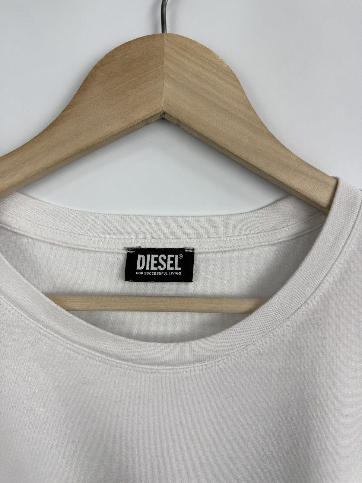 Diesel 🇺🇸 Diesel Classic T-Shirt For Successful Living Y2K Rare Size US XXL / EU 58 / 5 - 8 Thumbnail