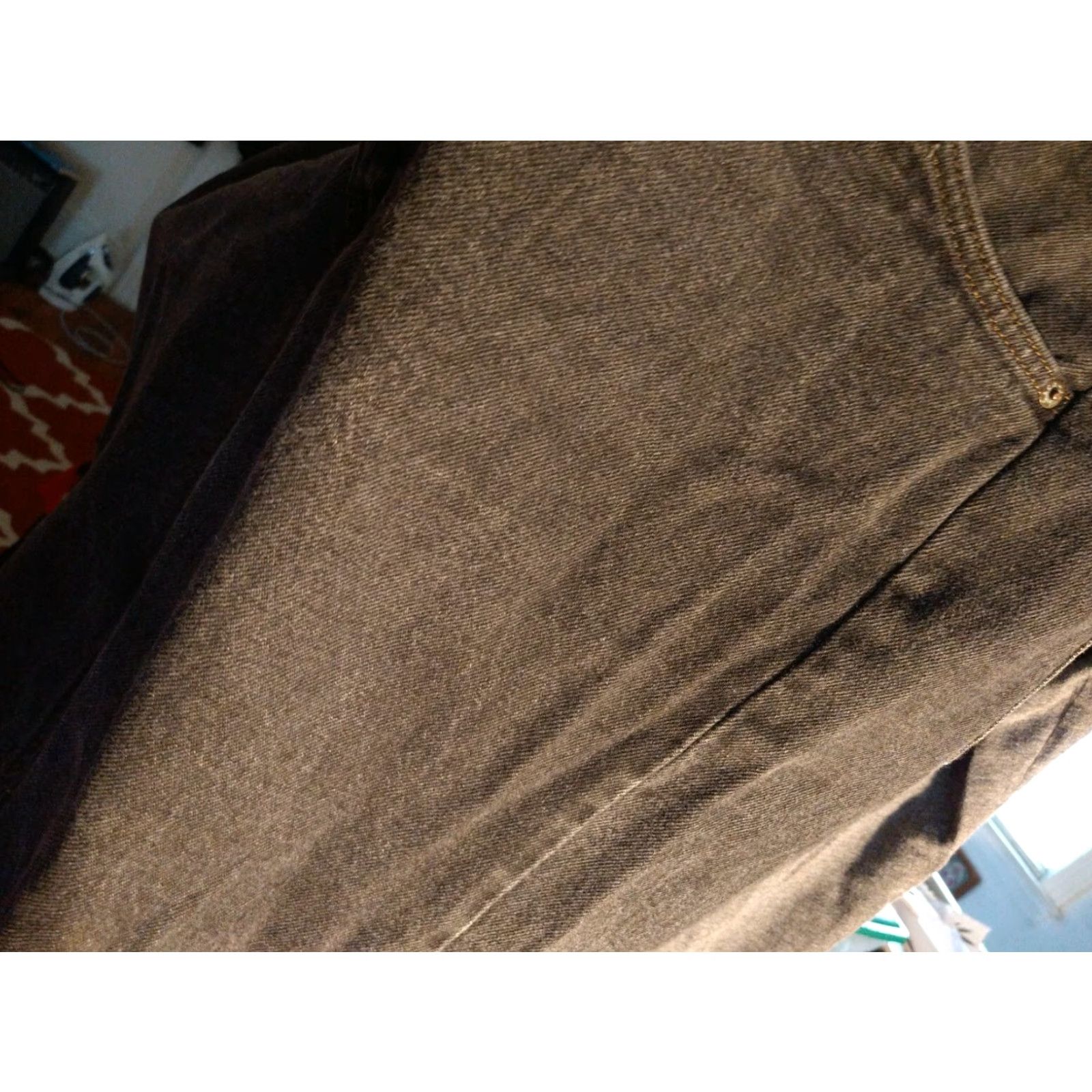 Levi's Vintage Levi's 40505 0259 40 X 32 Faded Distressed Red Tab Black Denim Shirt? Size 40 - 5 Thumbnail