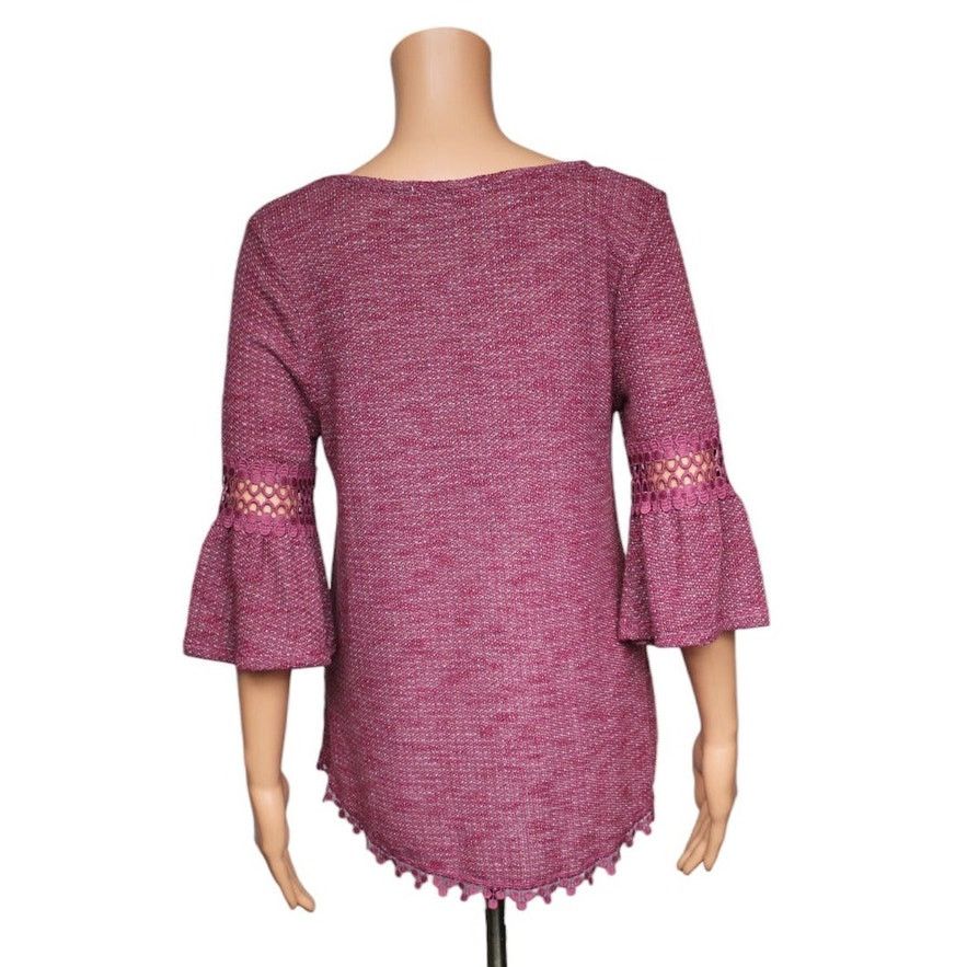 Other Wall Flower 3/4 Sleeve Top Women's Size Large Size L / US 10 / IT 46 - 3 Thumbnail