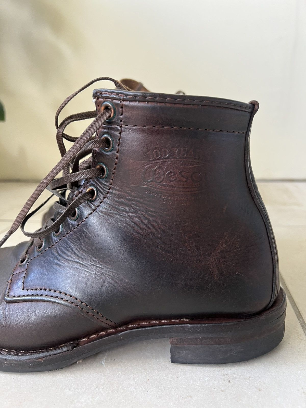 WESCO Wesco Johannes Brown Horween Horsehide 8.5D Size US 8.5 / EU 41-42 - 5 Thumbnail
