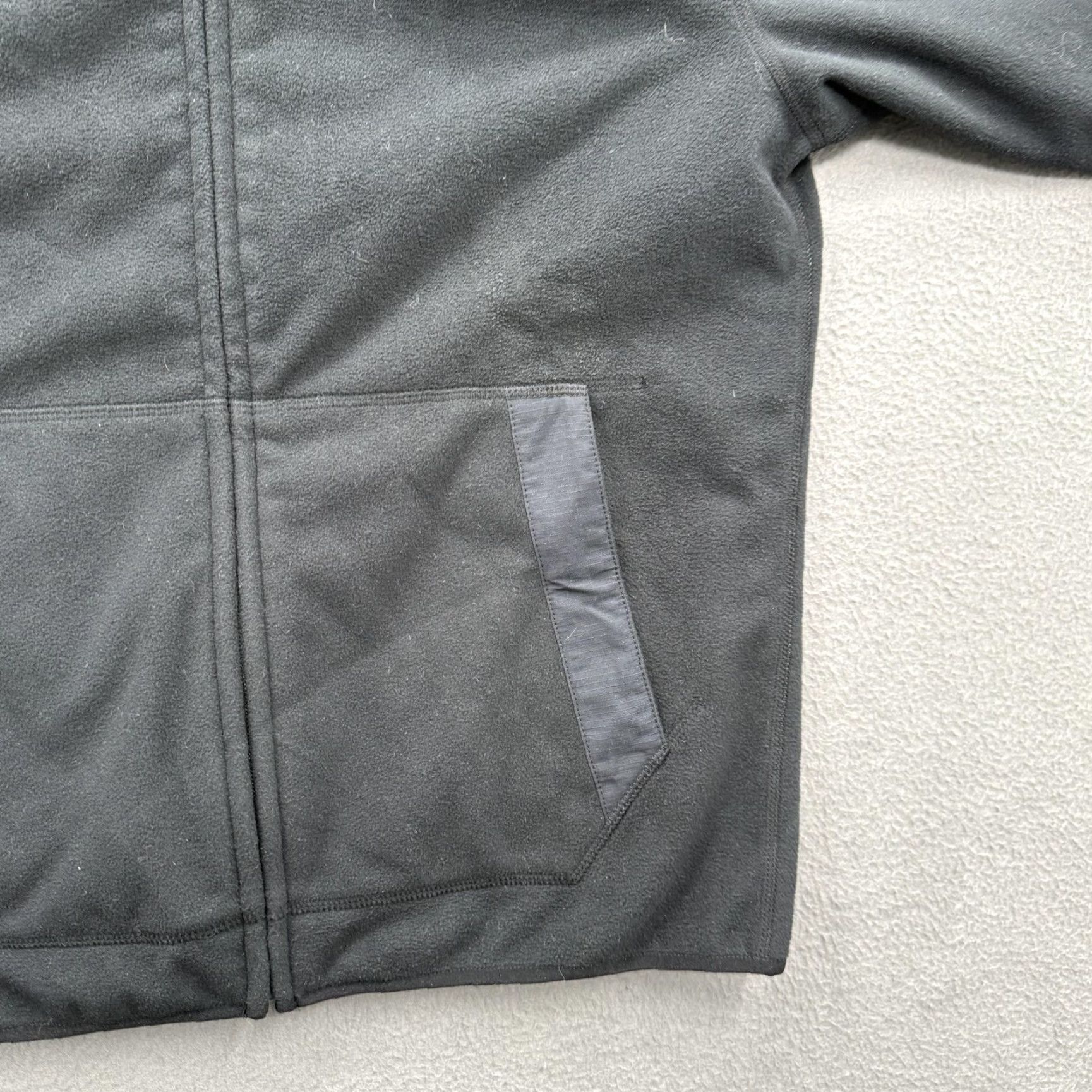 Vintage PROOF Jacket Mens XS Black Fleece Full Zip Stand Collar Pockets Casual Wear Size US XS / EU 42 / 0 - 7 Thumbnail