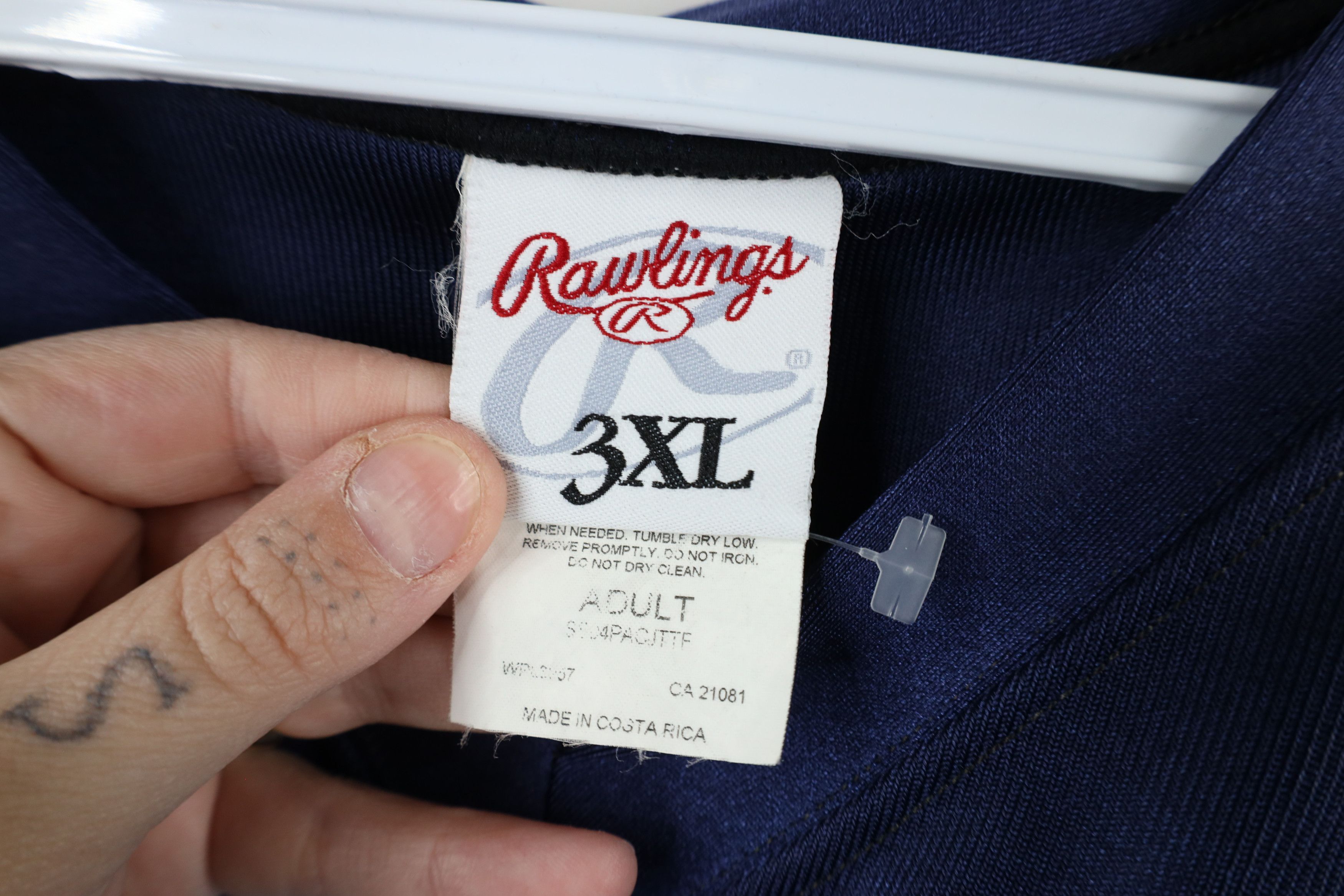 Vintage Vintage 90s Rawlings Cut Tennessee Titans Football Jersey Size US XXL / EU 58 / 5 - 11 Thumbnail