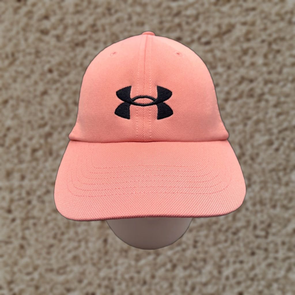 Under Armour Under Armour Hat Cap Fitted Womens One Size Pink Polyester Elastic Free Fit Size ONE SIZE - 1 Thumbnail