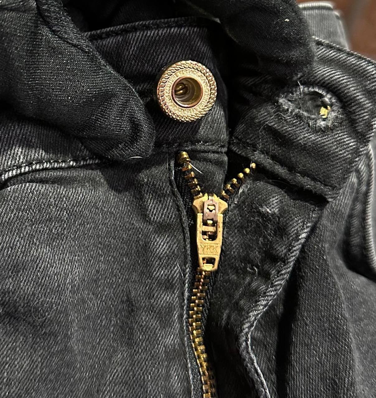 Versace × Versace Jeans Couture Versace Jeans Couture Logo Patch Slim Jeans denim black Size US 30 / EU 46 - 4 Thumbnail