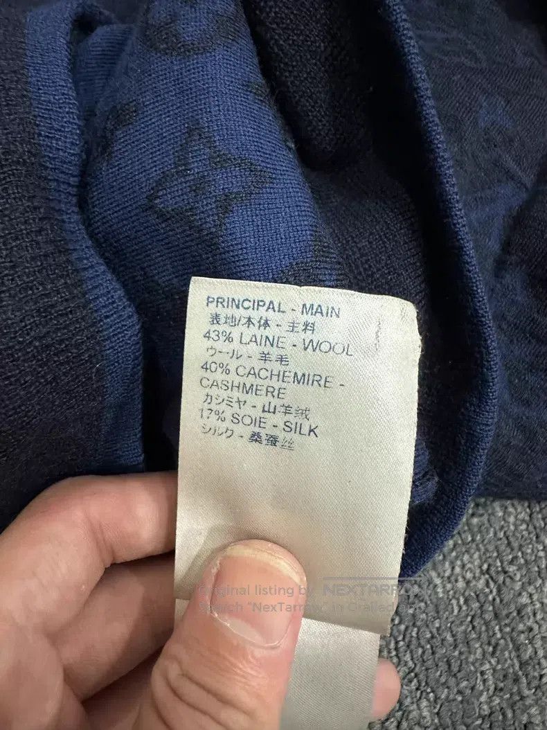 Louis Vuitton Louis Vuitton Long Sleeve Sweatshirt with Printed Wool and Size US L / EU 52-54 / 3 - 6 Thumbnail