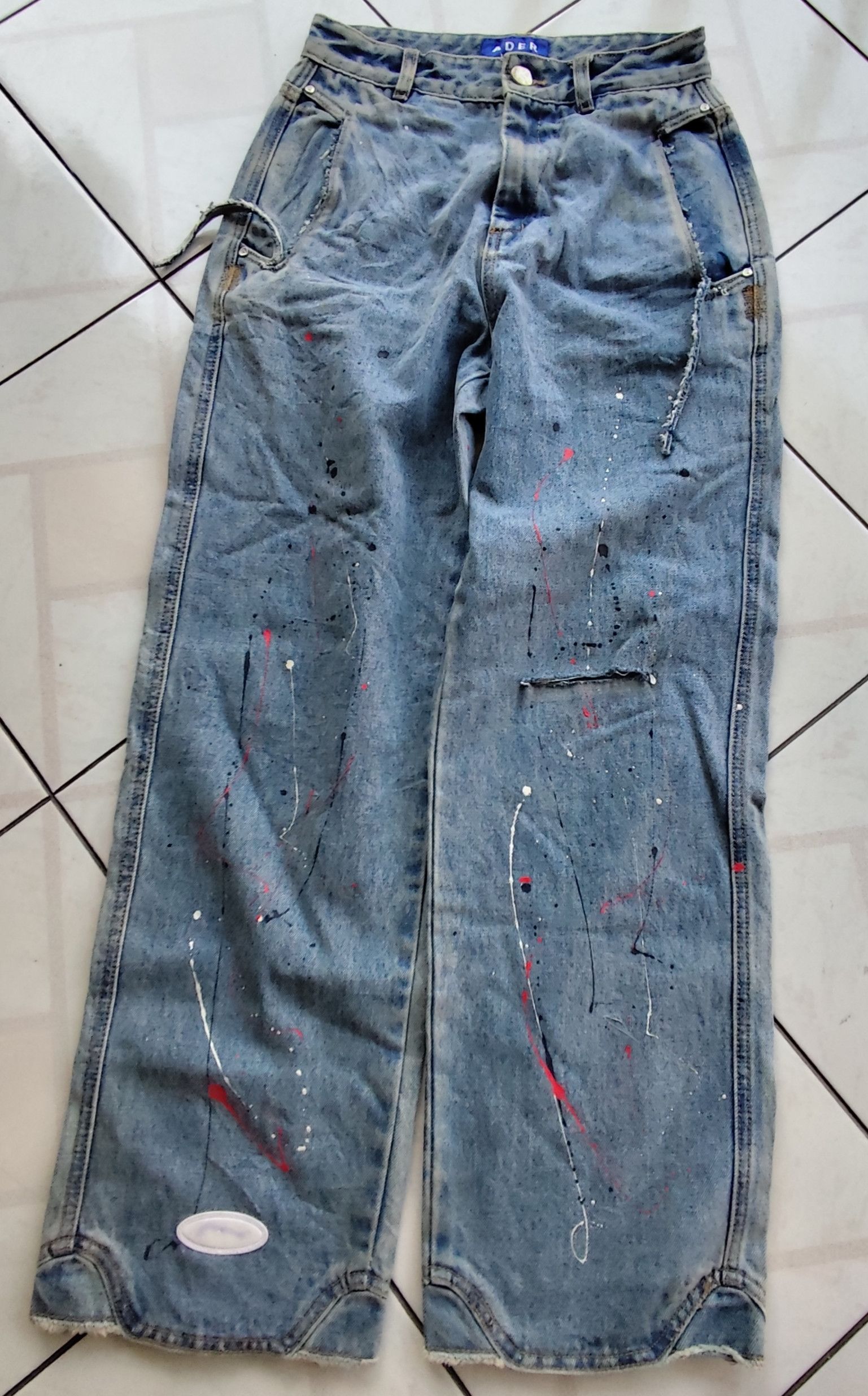 Ader Error Ader Erorr Denim Jeans Size 24" / US 00 / IT 34 - 1 Thumbnail