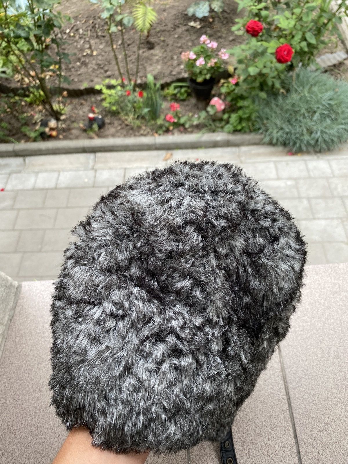 Hysteric Glamour × Vintage Crazy Y2k Mohair Fuzzy Hat Ushanka Punk Winter Size ONE SIZE - 8 Thumbnail