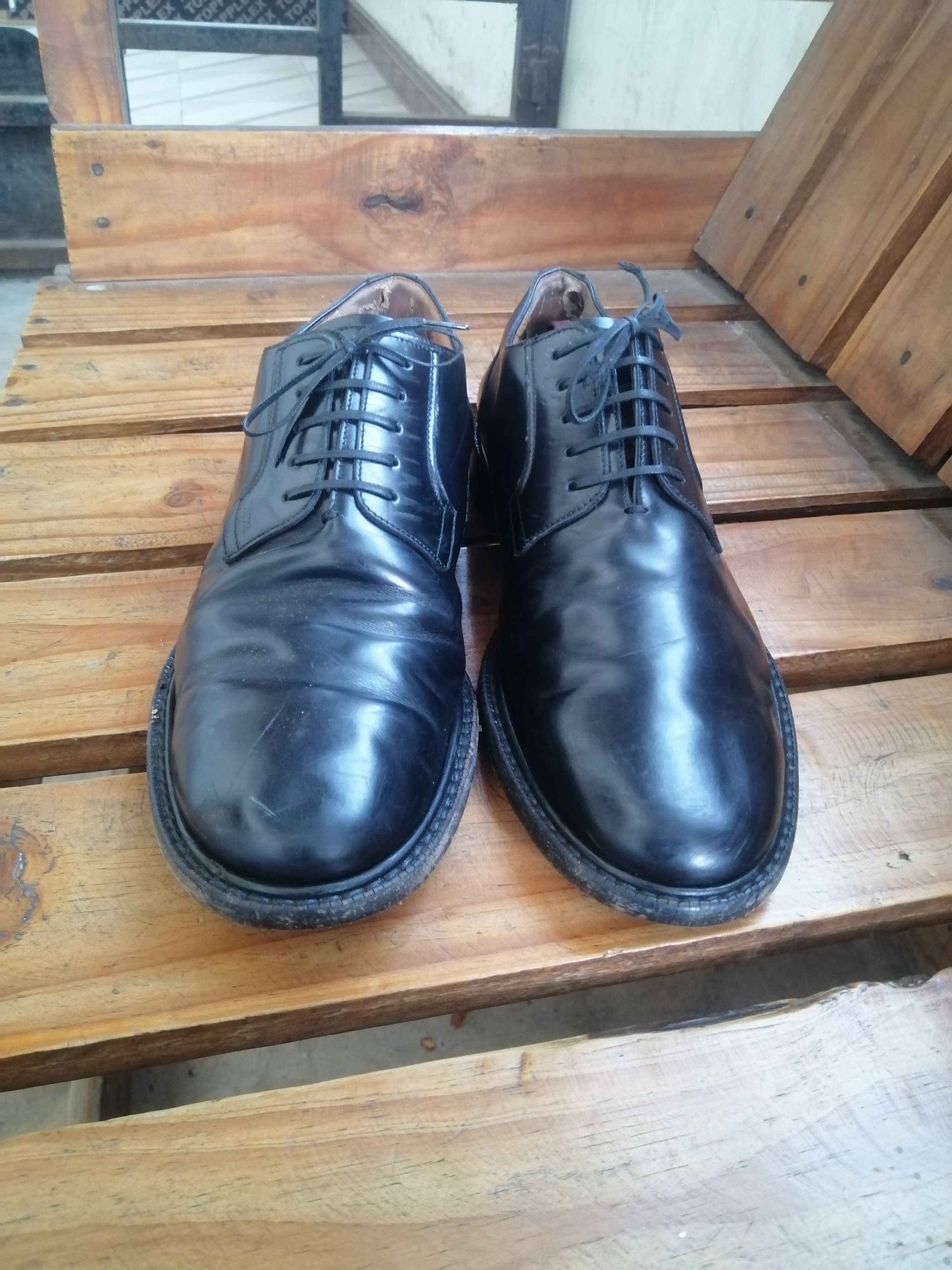 Dior Dior Black Leather Derby Dress Shoes Size 42 – Made in Italy Size US 9 / EU 42 - 7 Thumbnail