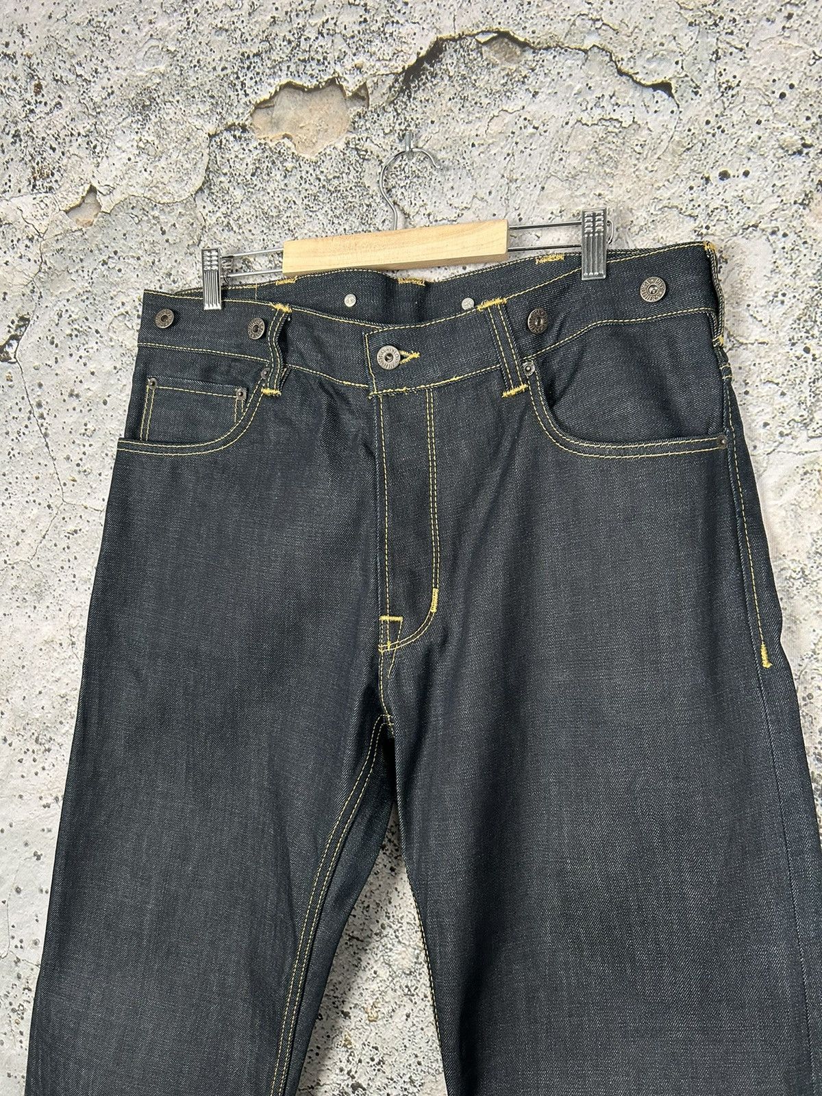 Japanese Brand Vintage Pike Brothers Selvedge Japanese Denim Roamer Pant Size US 34 / EU 50 - 4 Thumbnail