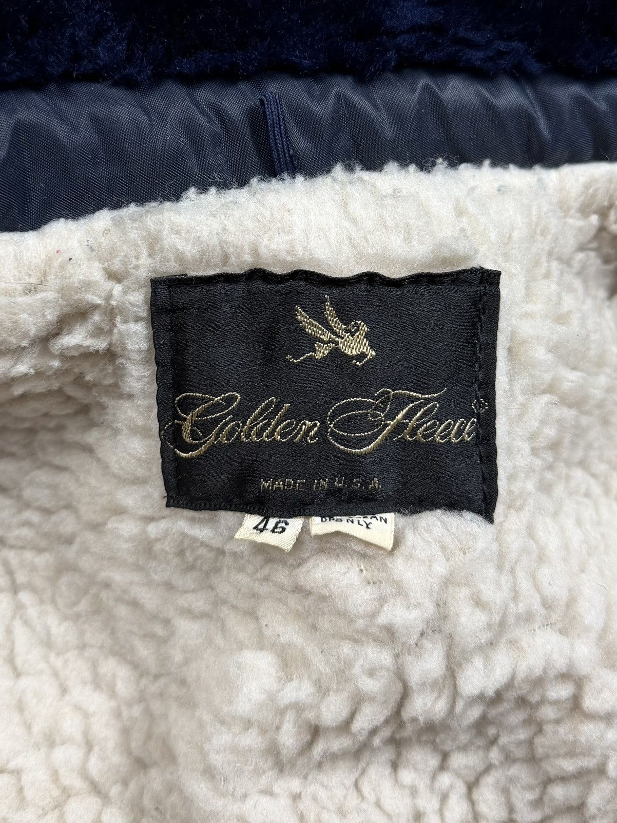 Other Vintage Golden Fleece Jacket Bomber Sherpa 70s B-15 Sherpa Size US XL / EU 56 / 4 - 11 Thumbnail