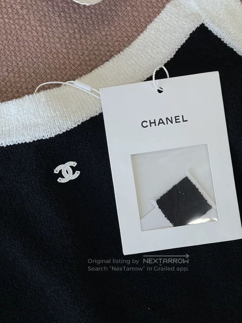 Chanel Chanel Black and white double C suspenders Size S / US 4 / IT 40 - 2 Thumbnail