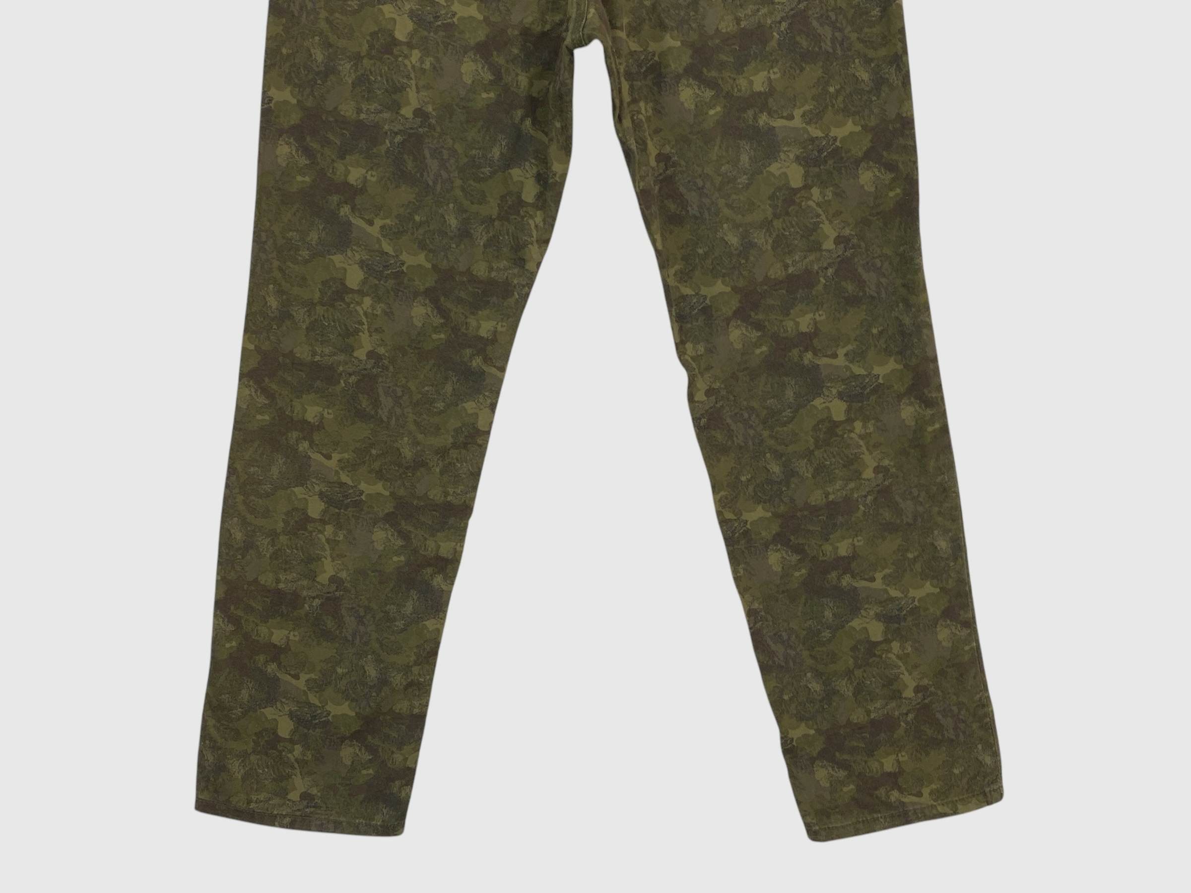 Japanese Brand Betty Smith Skinny Camo Pants Buckle Back Pants Size 25" / US 0 / IT 36 - 7 Thumbnail