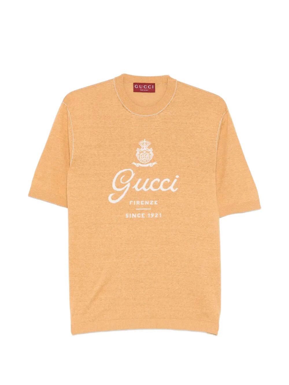 Gucci Short Sleeve Crew-Neck Sweater Size US M / EU 48-50 / 2 - 1 Thumbnail