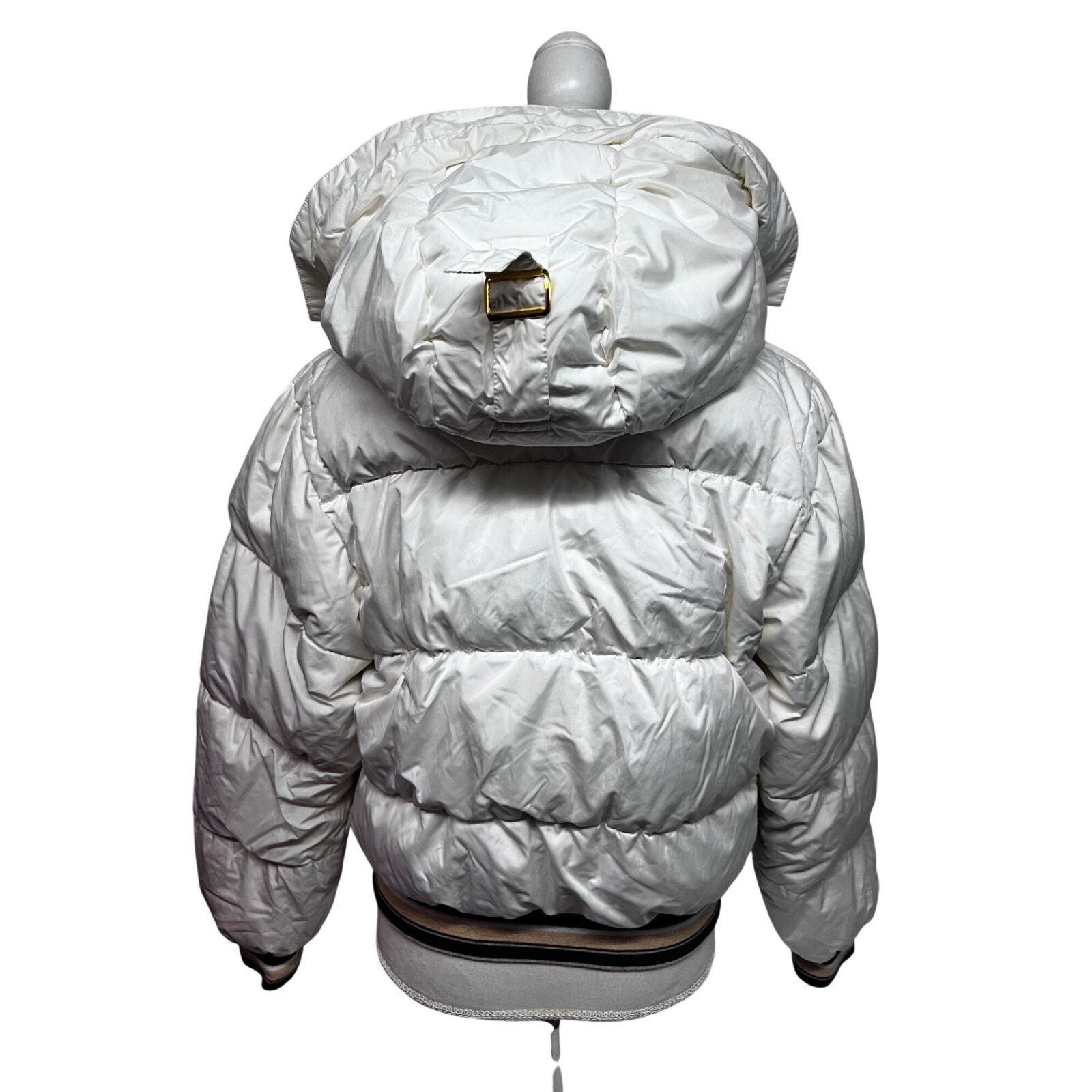 Vintage Baby Phat White Down Puffer Zip Hood Vintage Jacket Medium Size M / US 6-8 / IT 42-44 - 2 Thumbnail
