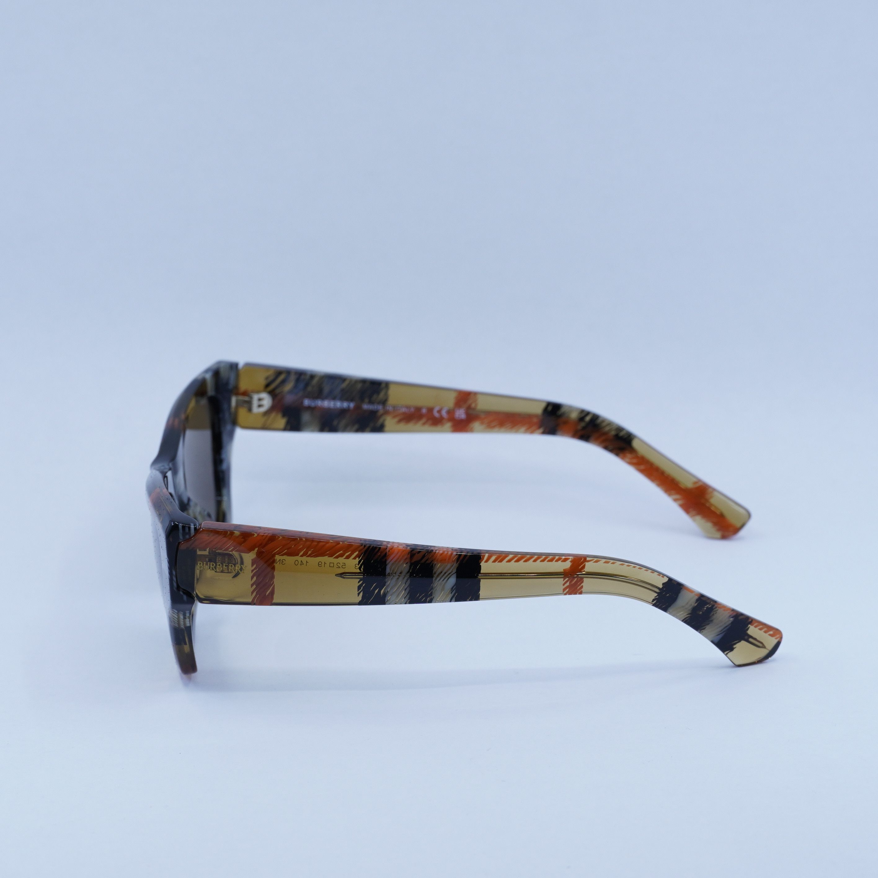 Burberry Burberry BE4441U 414673 Sunglasses Sand Rectangle Frame Size ONE SIZE - 7 Thumbnail