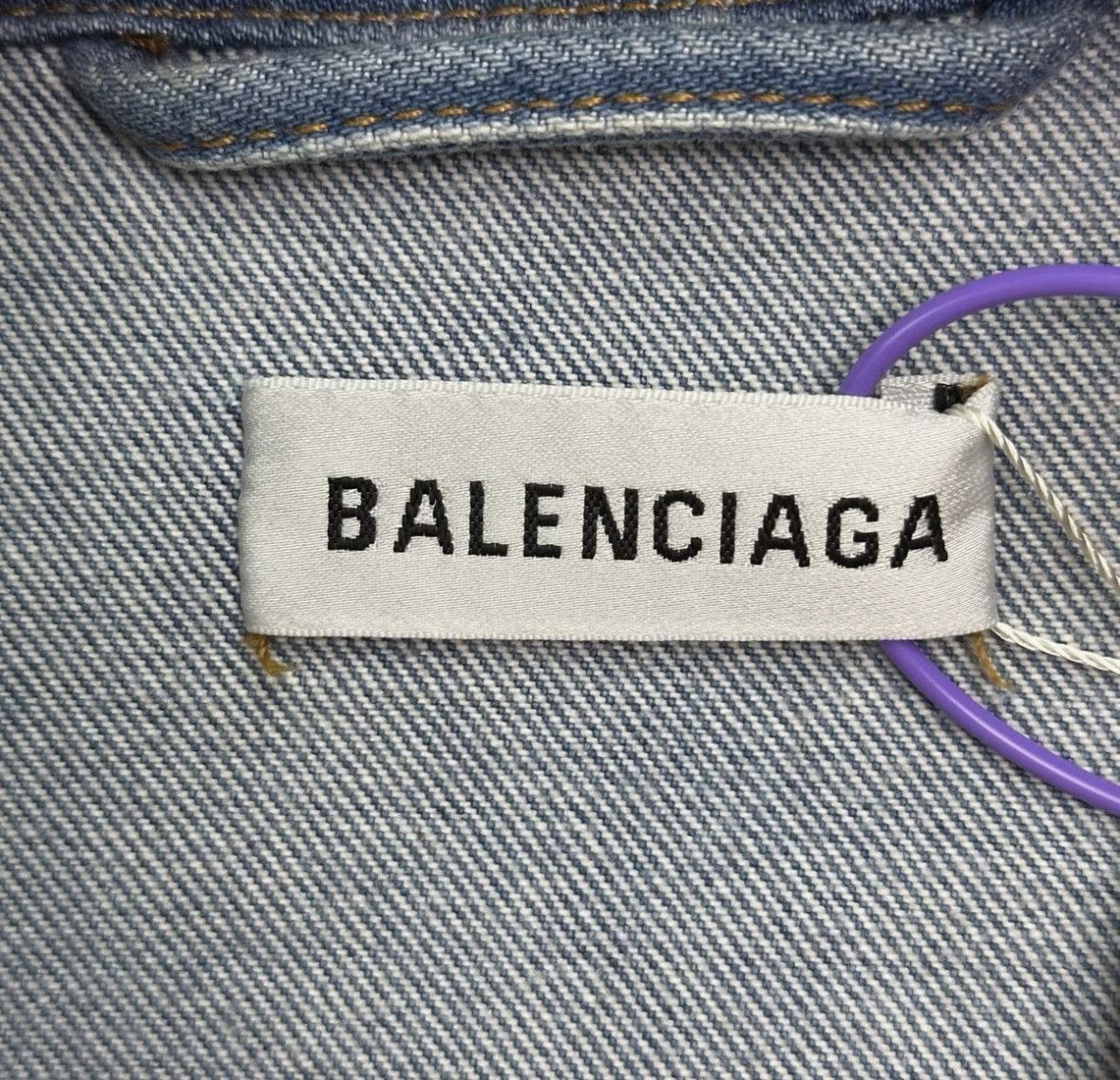 Balenciaga Balenciaga Graffiti Denim Jacket - dmc Size M / US 6-8 / IT 42-44 - 3 Thumbnail