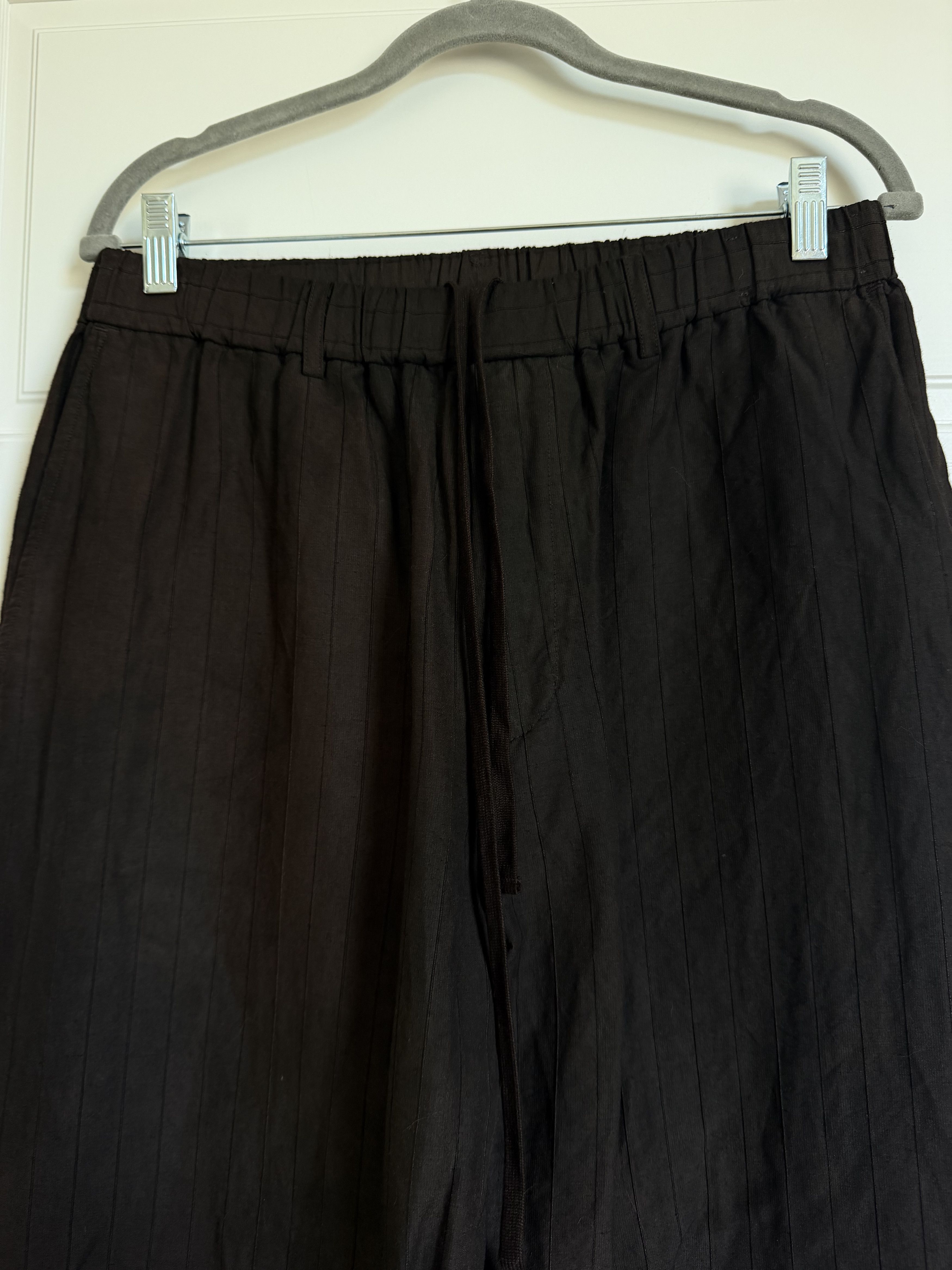 YOKO SAKAMOTO Yoko Sakamoto standard easy pants in Kakishibu Size 32" / US 10 / IT 46 - 3 Thumbnail