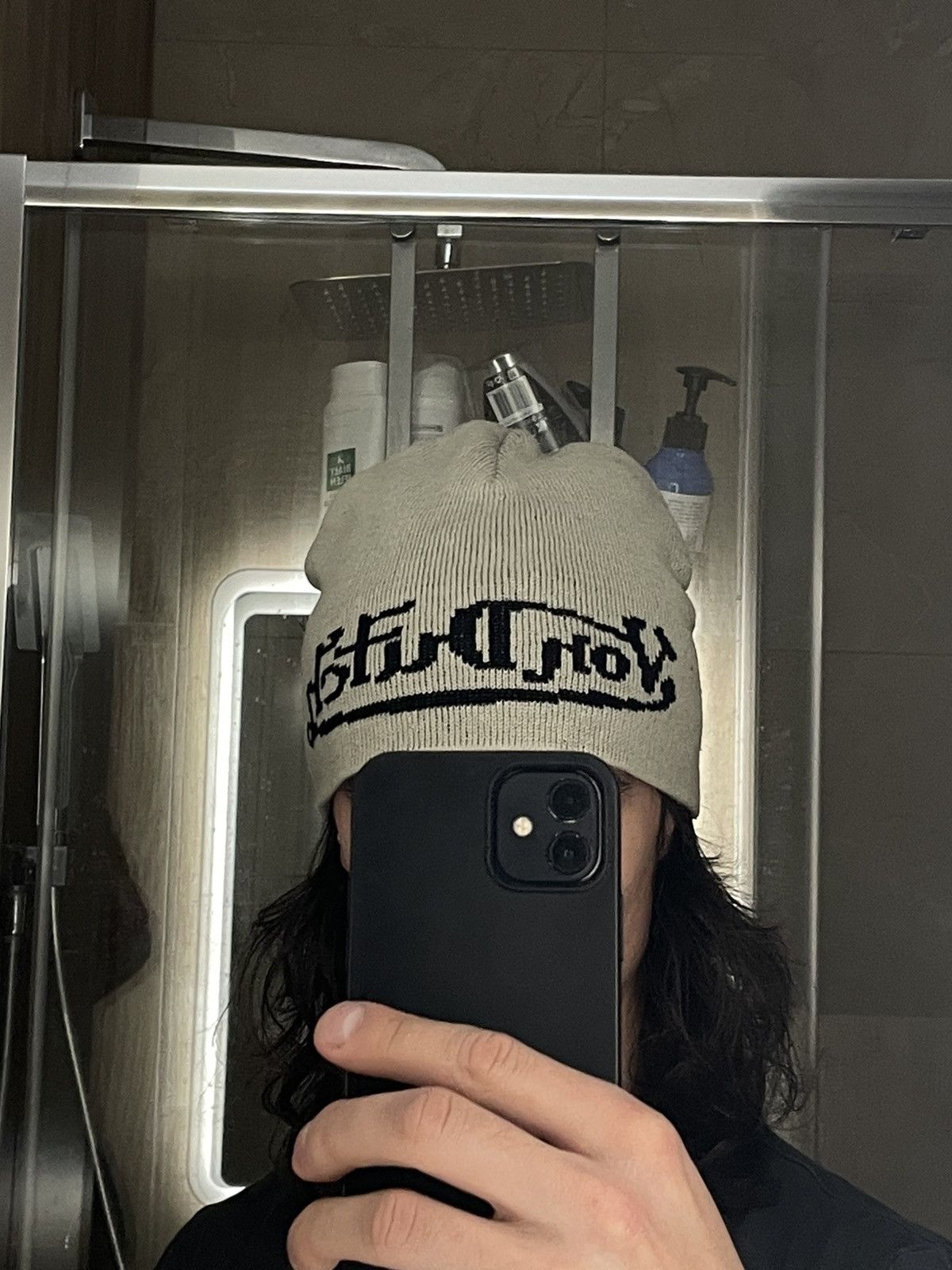 Vintage × Von Dutch Con Dutch Retro 00s Beige Beanie Hat Skate Hiphop Rap Swag Size ONE SIZE - 2 Thumbnail