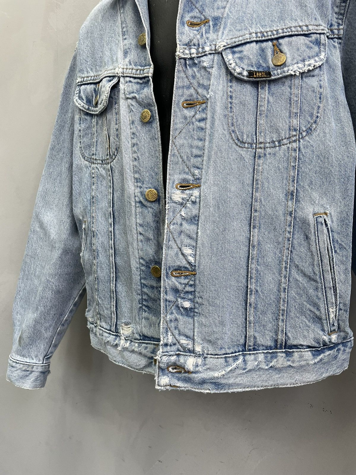 Lee Lee Classic Washed faded Jacket Oversized Vintage 90s Size US L / EU 52-54 / 3 - 4 Thumbnail