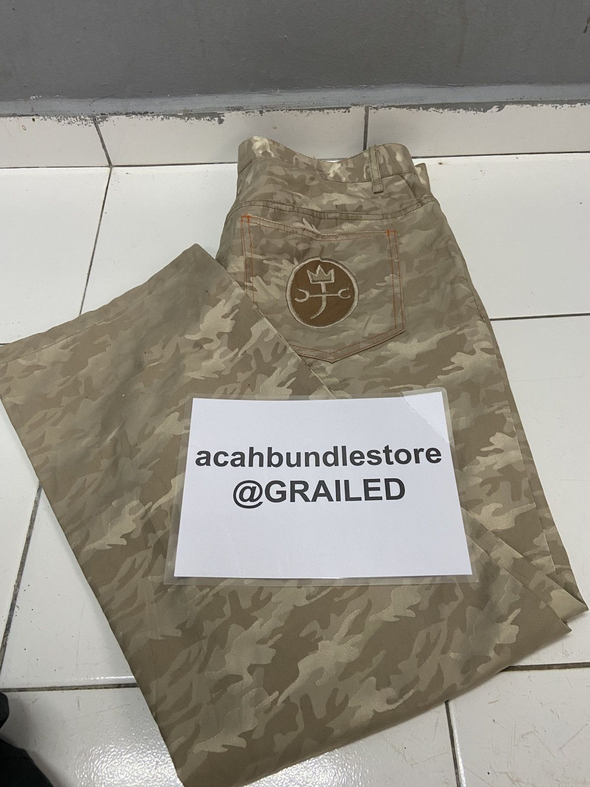 Jean Charles De Castelbajac CASTELBAJAC CAMOUFLAGE STYLE TROUSERS PANTS Size US 32 / EU 48 - 18 Thumbnail