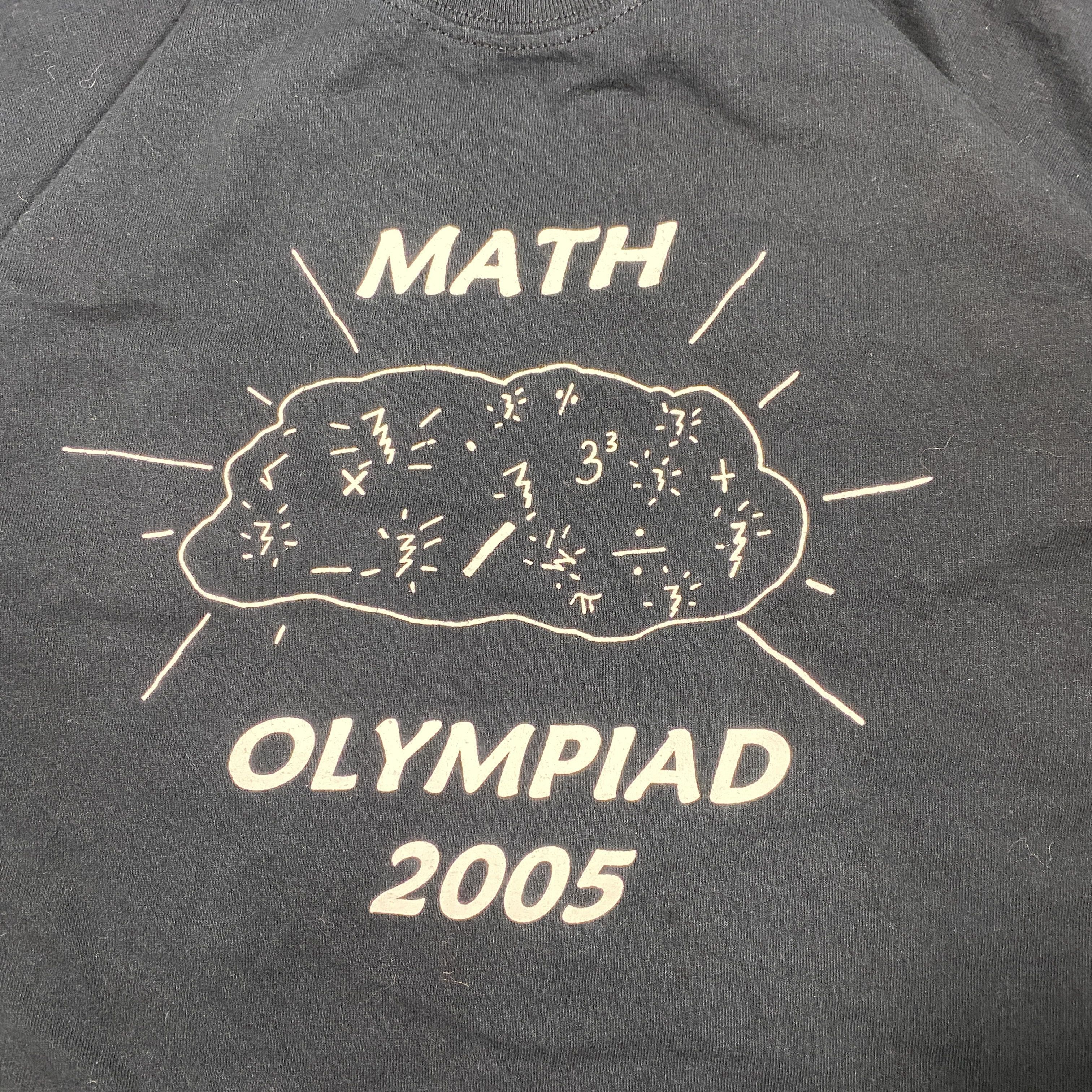 Vintage Vintage 2005 Math Olympiad Tee T-Shirt Black Medium Size US M / EU 48-50 / 2 - 4 Thumbnail