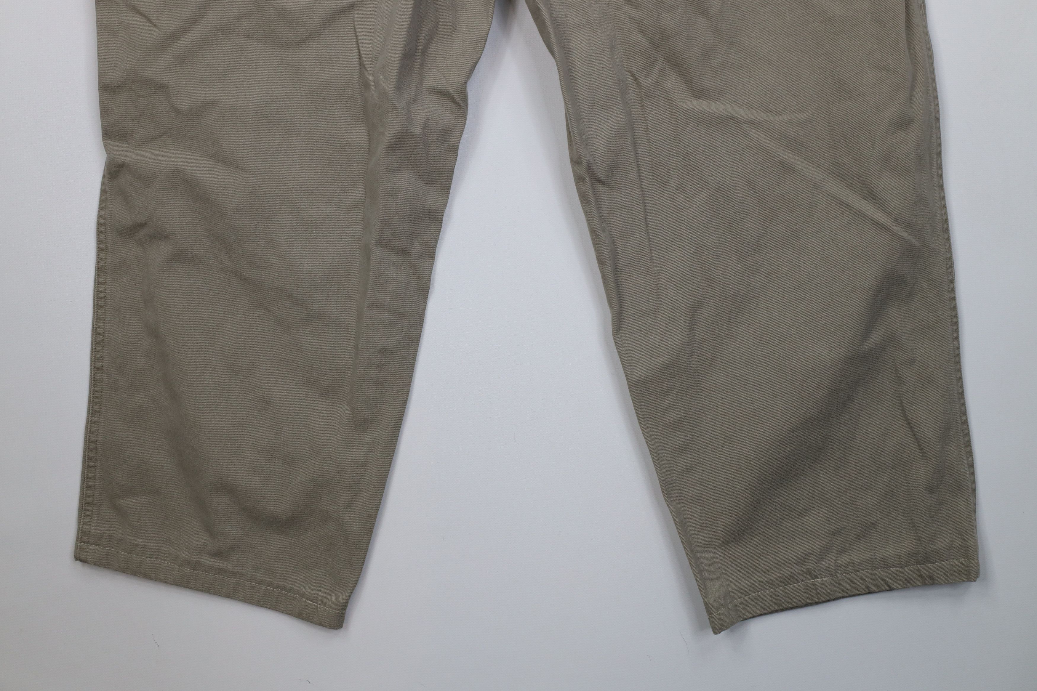 Cabelas Vintage 90s Y2K Cabelas Wide Leg Chino Pants Trousers Beige Size US 40 / EU 56 - 11 Thumbnail