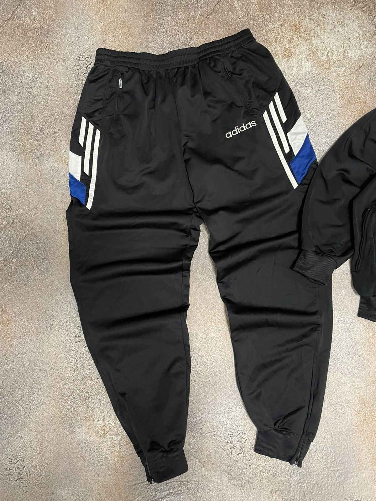 Adidas Vintage Adidas Three Stripes Cotton Tracksuit Set Size US L / EU 52-54 / 3 - 9 Thumbnail