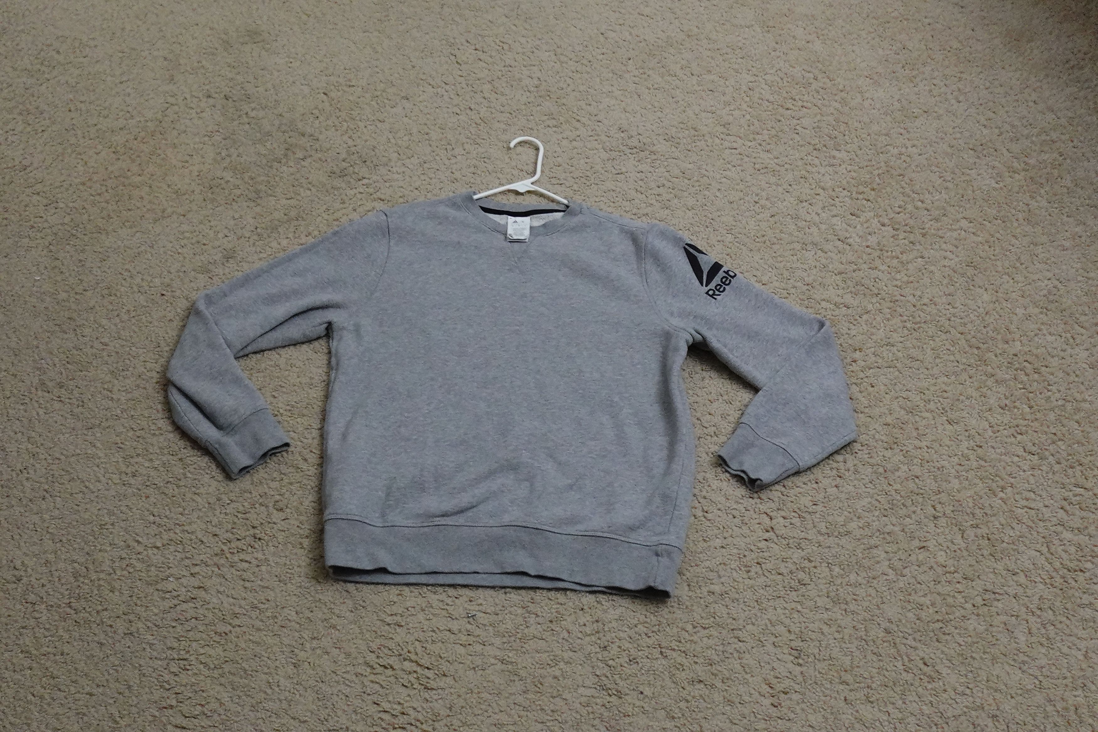 Reebok Medium - Reebok Grey Crewneck Sweatshirt Workout Wear Size US M / EU 48-50 / 2 - 1 Thumbnail