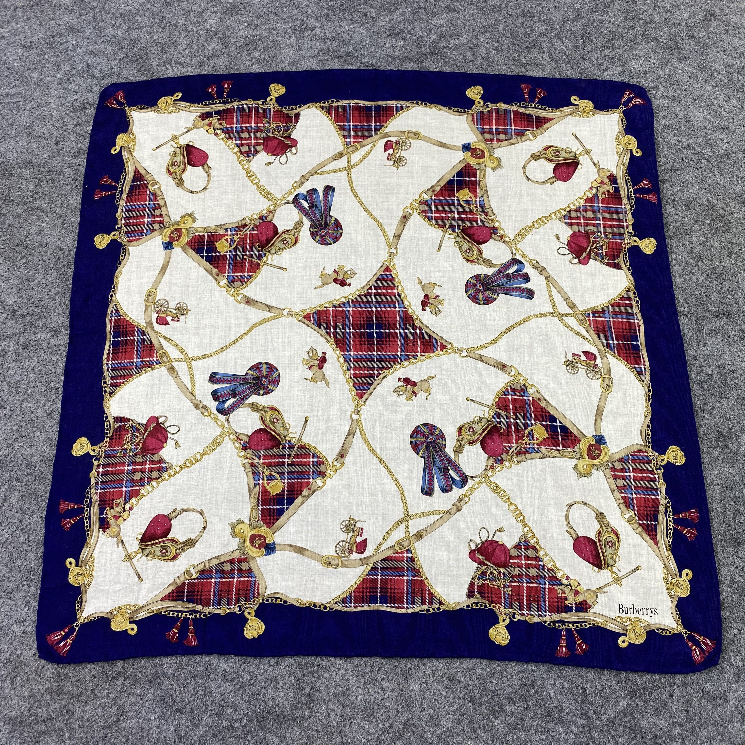 Burberry Burberry Handkerchief / Bandana / Neckerchief-B1196 Size ONE SIZE - 3 Thumbnail