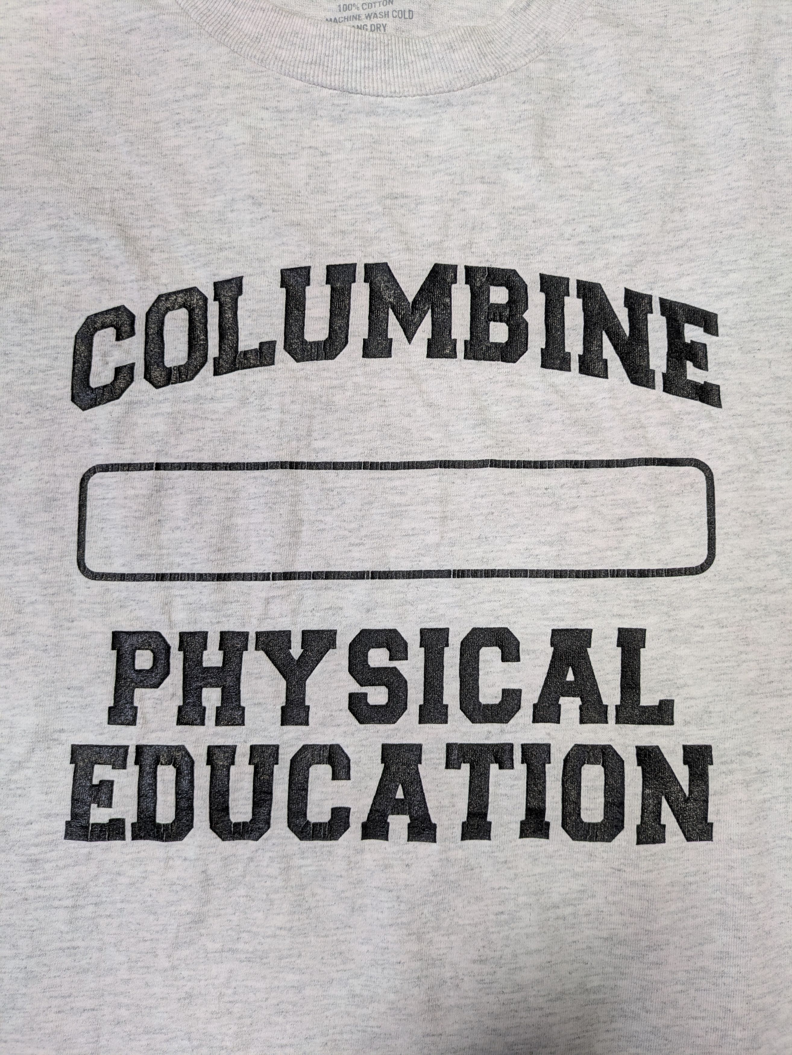 Fuck The Population FTP COLUMBINE PHYSICAL EDUCATION 2014 KCUFTHEPOPULATION TEE Size US L / EU 52-54 / 3 - 6 Thumbnail