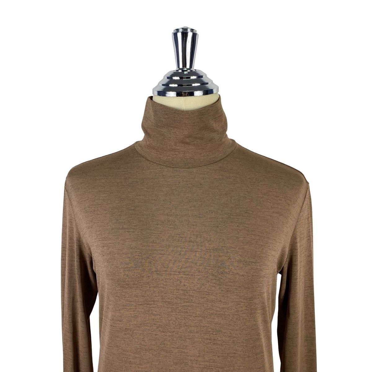 Issey Miyake Heart Haat Issey Miyake Earth Tone Classic Turtleneck Size M / US 6-8 / IT 42-44 - 3 Thumbnail