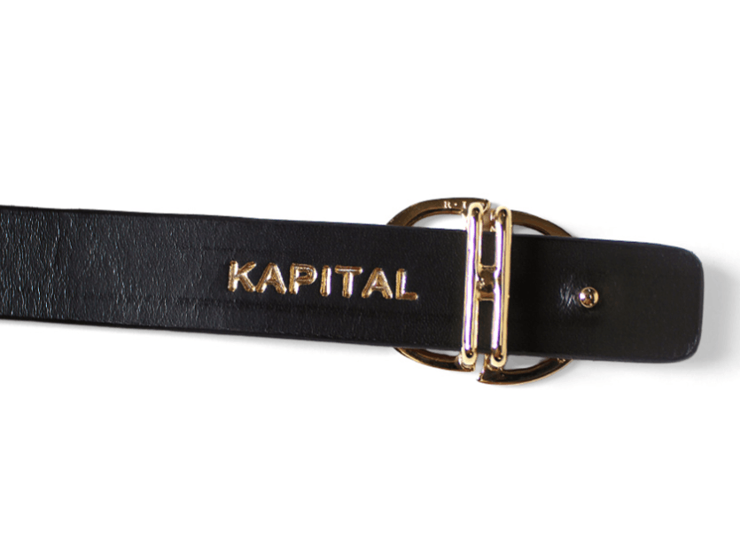 Kapital Leather DD buckle belt Size ONE SIZE - 4 Thumbnail