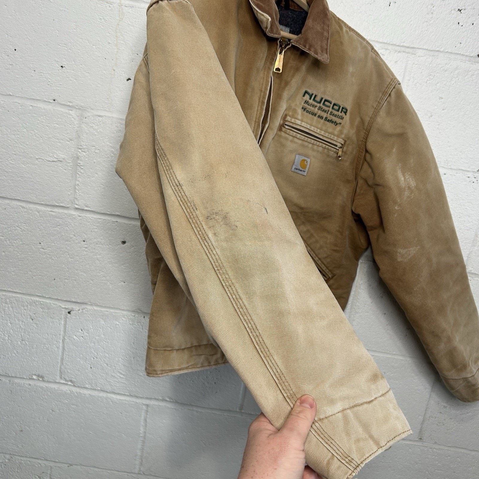 Carhartt Vintage Carhartt Blanket-Lined Detroit Jacket “Brown” J01 Size US L / EU 52-54 / 3 - 6 Thumbnail
